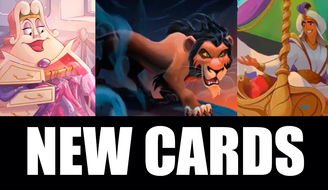 Disney Lorcana Card Reveals – The Wardrobe, Scar, and Aladdin